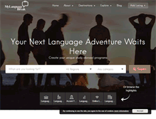 Tablet Screenshot of mylanguagebreak.com